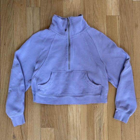 Lululemon scuba half zip funnel neck, purple XS/s - Picture 1 of 3